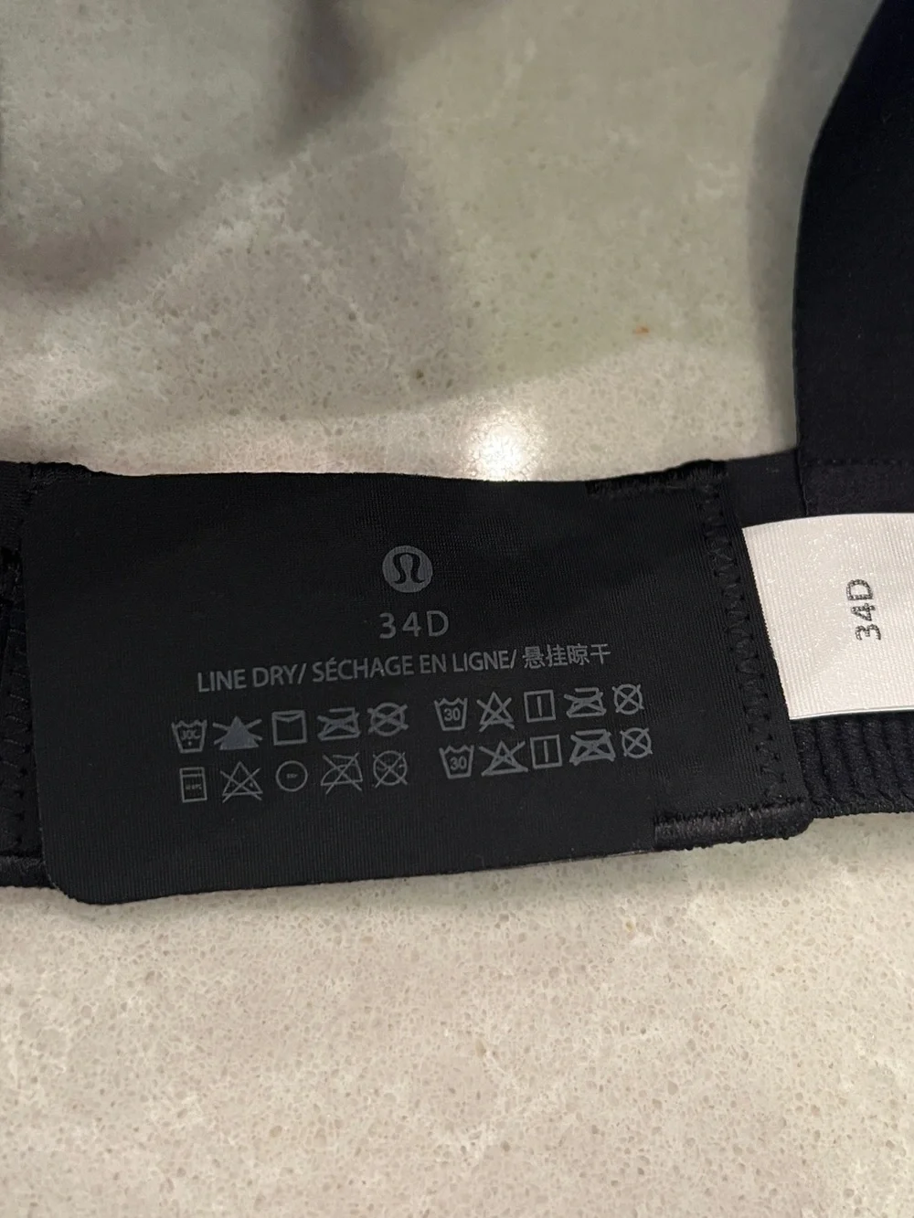Lululemon NEW Levitation Sports Bra High Support, B–DD Cups Black